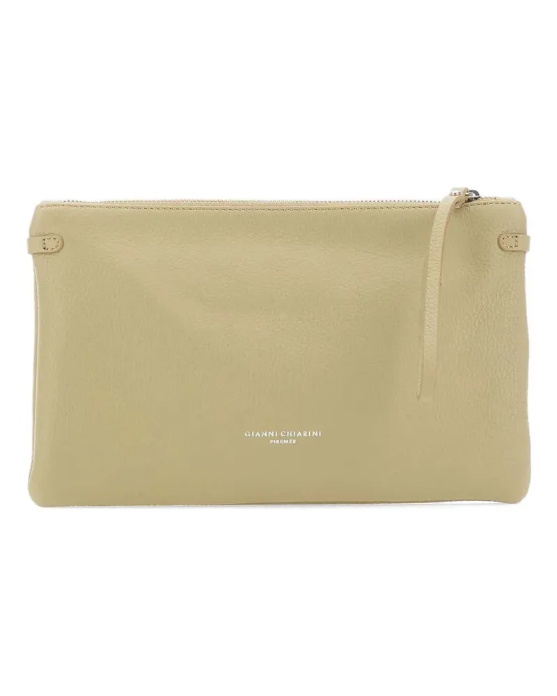 Gianni Chiarini Hermy leather clutch bag - Grün Grün