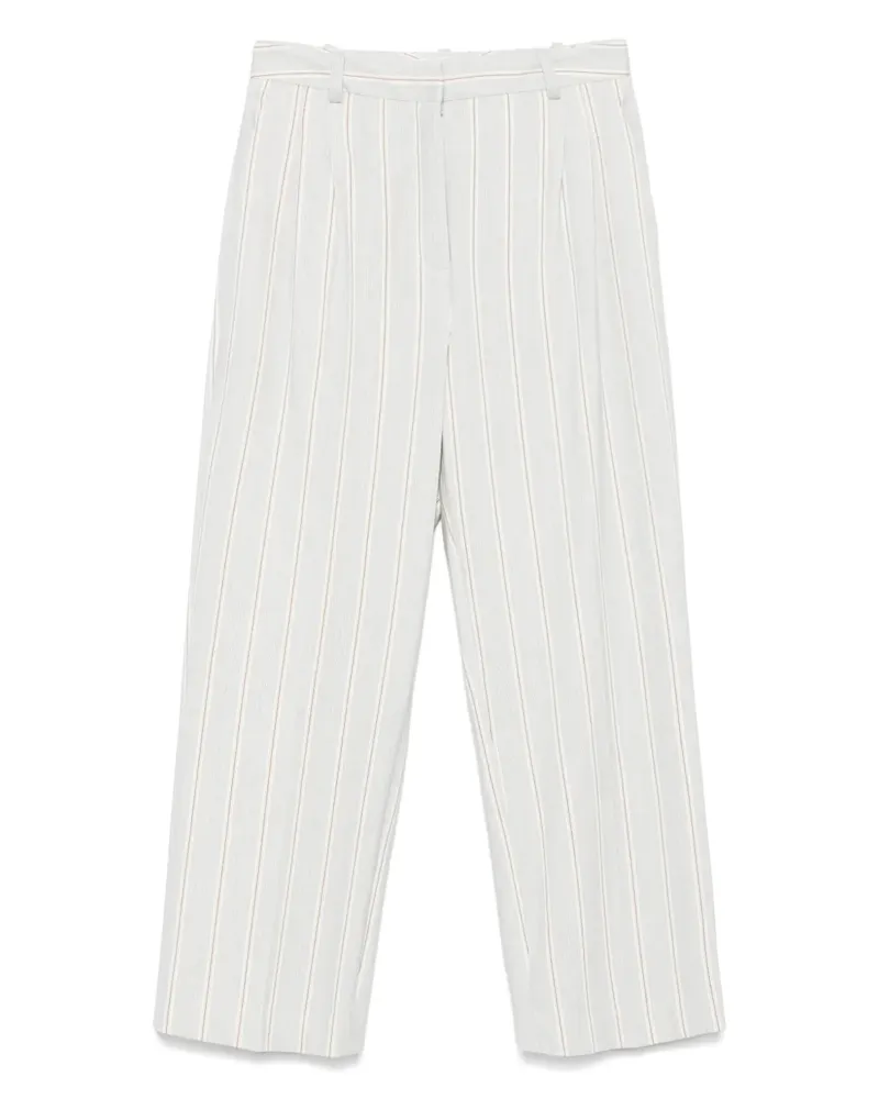 CIRCOLO 1901 Gestreifte Hose - Grau Grau