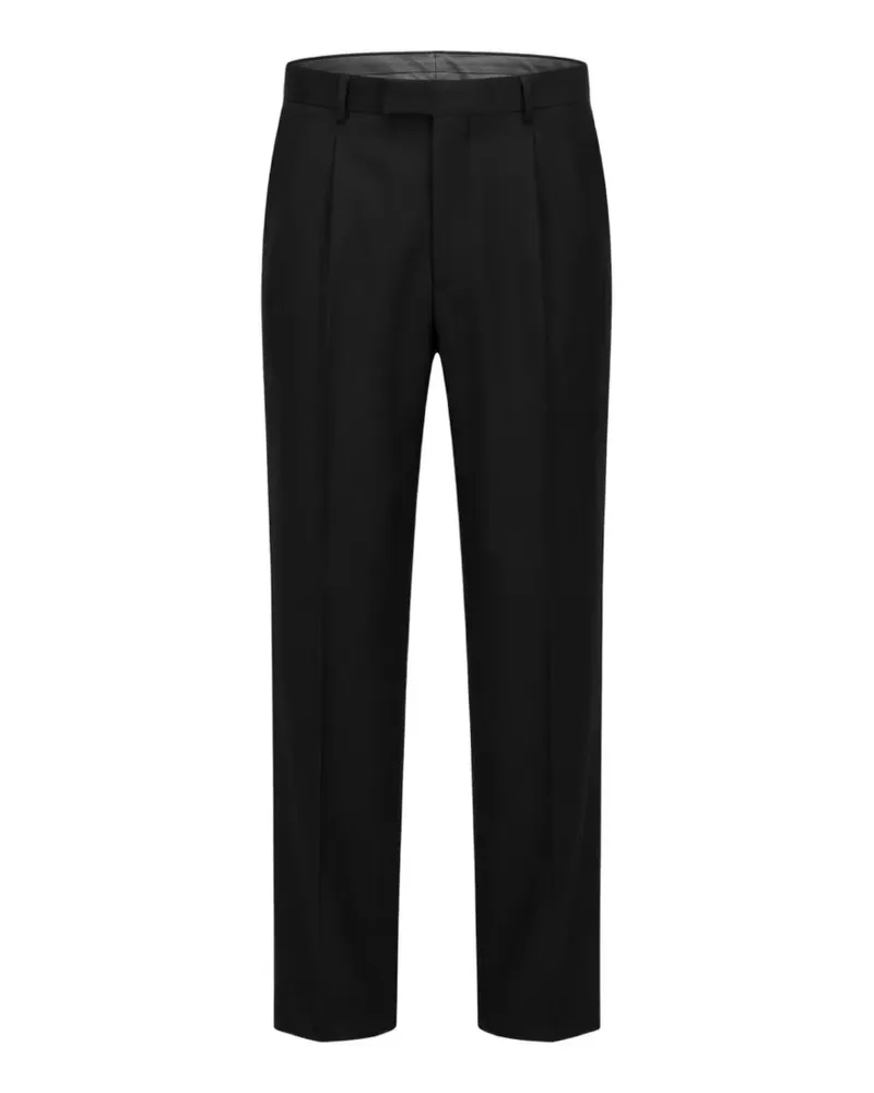 Jil Sander pleated pressed-crease trousers - Schwarz Schwarz
