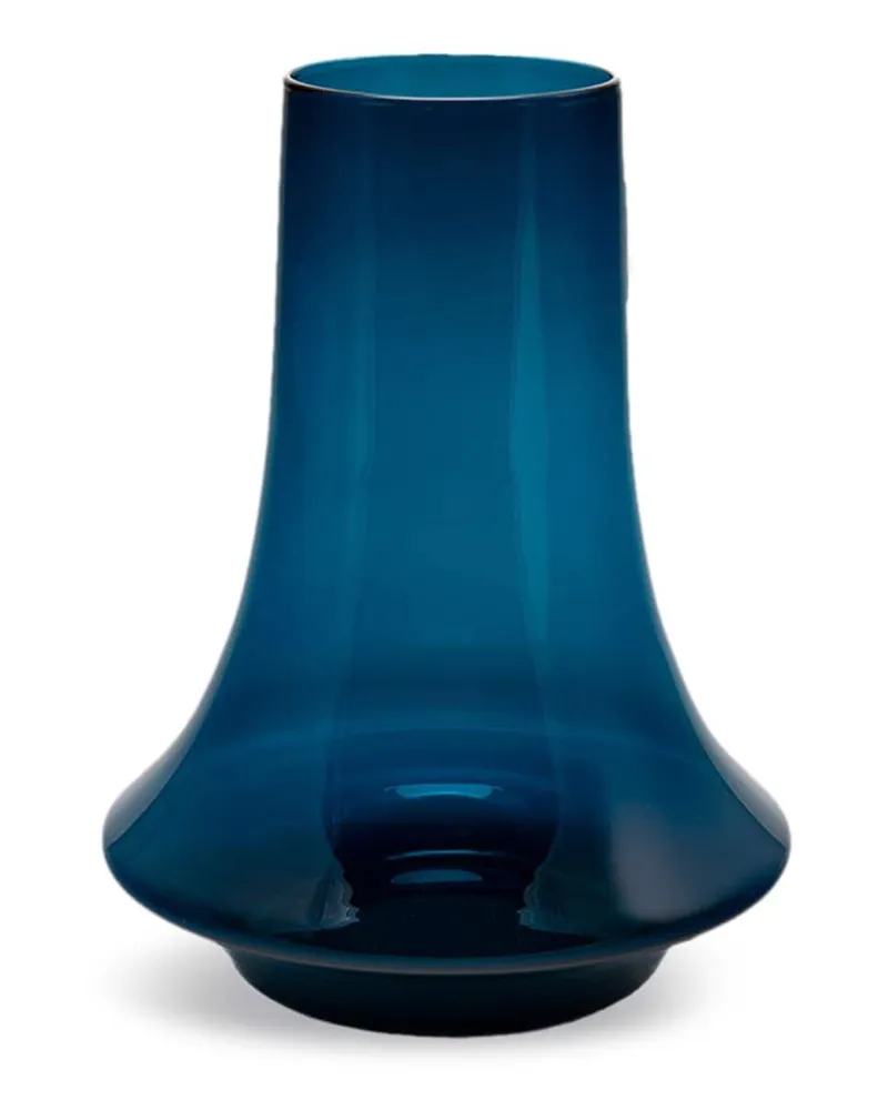 XLBOOM Große Spinn Glasvase (31cm x 24cm Blau