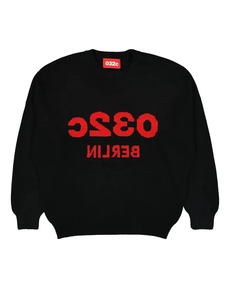 032c Selfie Pullover - Schwarz Schwarz