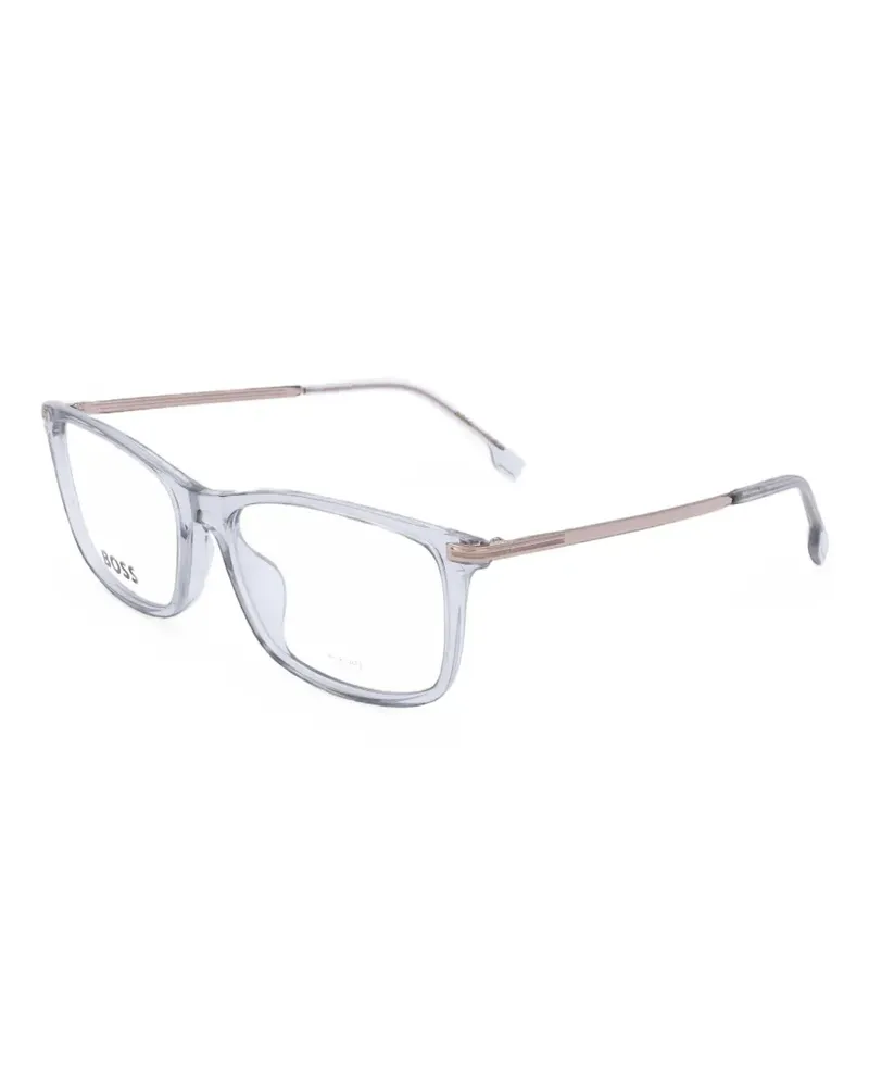 HUGO BOSS rectangle-frame glasses - Gold Gold