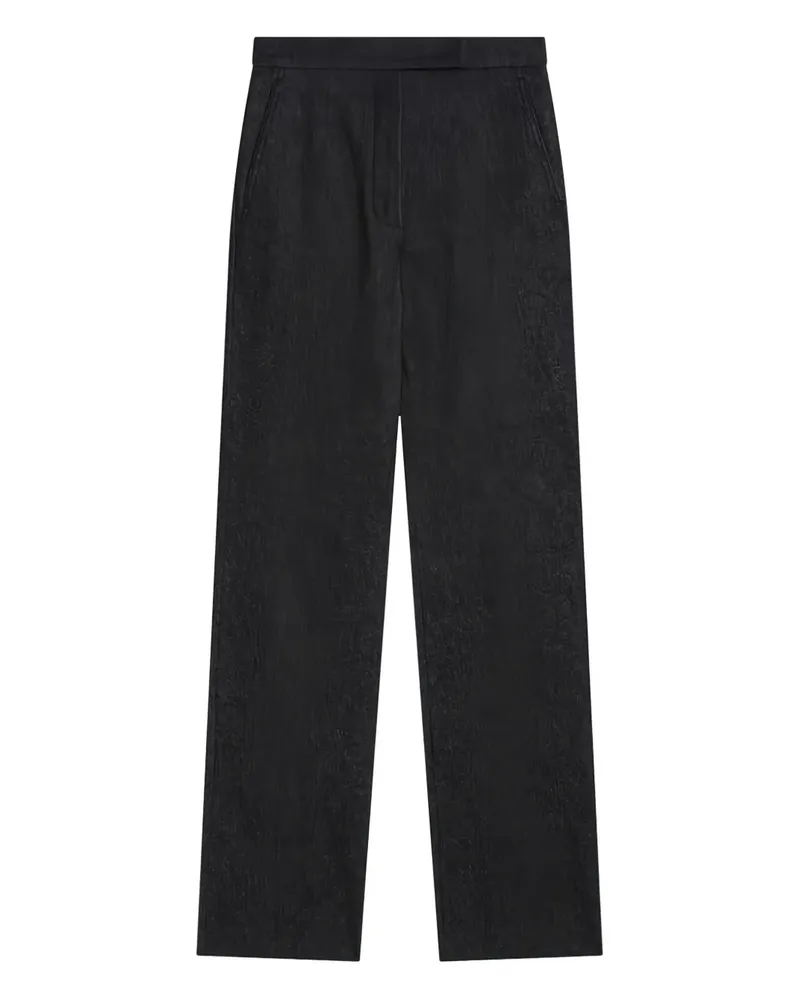 Max Mara Hose mit geradem Bein - Blau Blau
