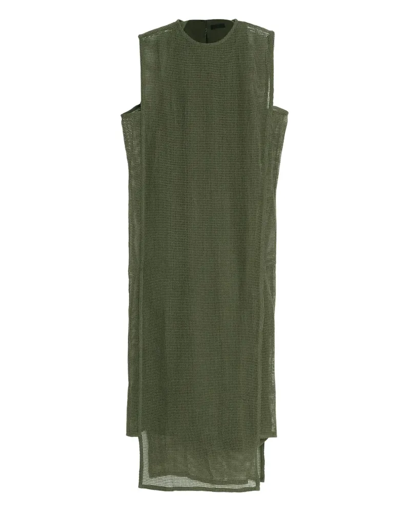 Osklen Maxikleid im Layering-Look - Grün Grün