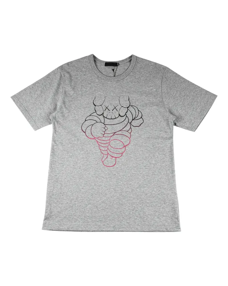 KAWS crew-neck T-shirt - Grau Grau