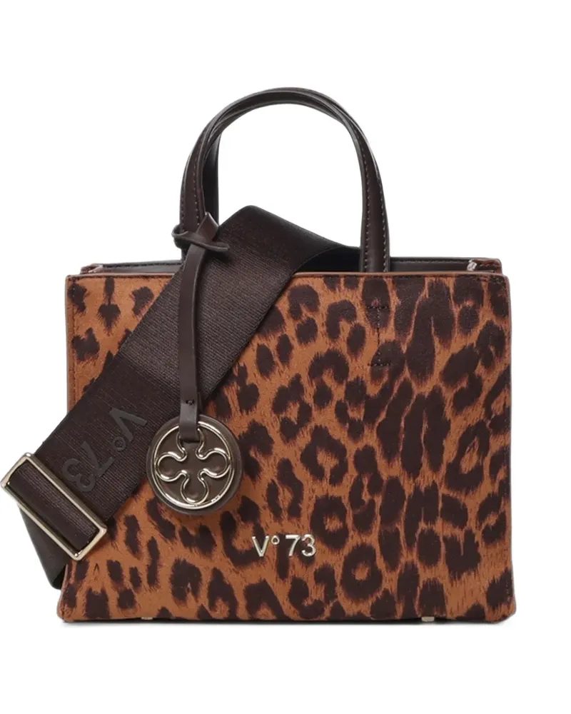 V°73 Blake leopard-print tote bag - Braun Braun