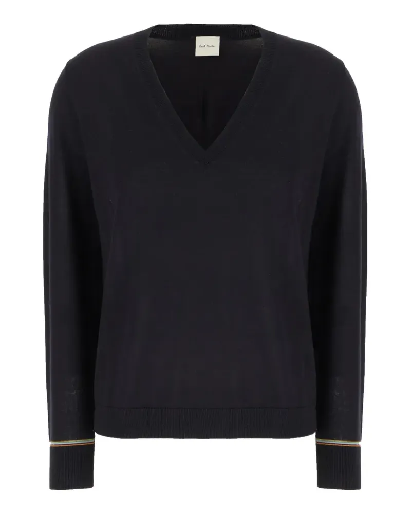 Paul Smith V-neck wool sweater - Blau Blau