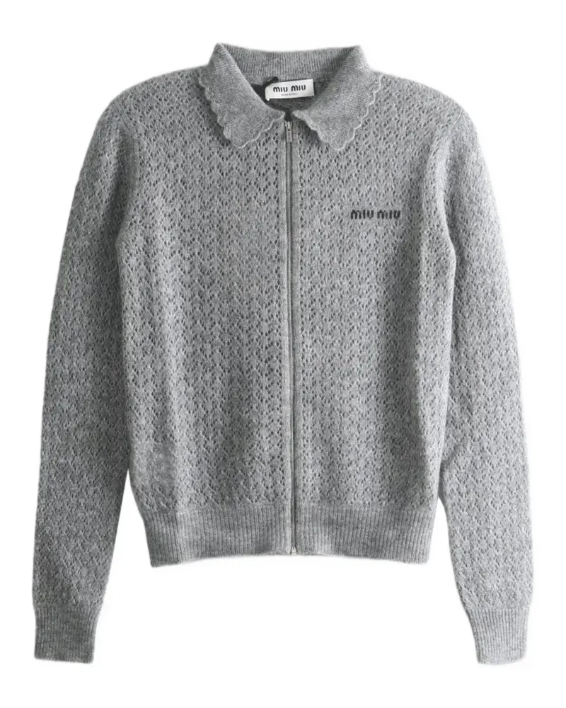 Miu Miu Cardigan aus Kaschmir - Grau Grau