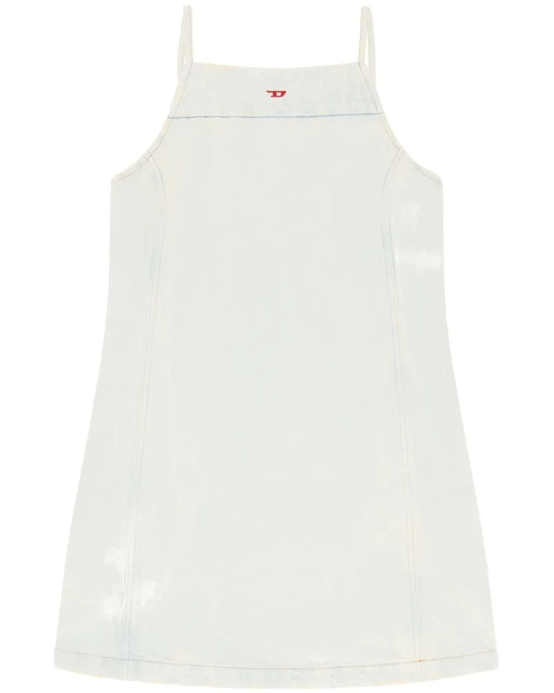 Diesel De-Bety-Dress-S Jeans-Minikleid - Weiß Weiß