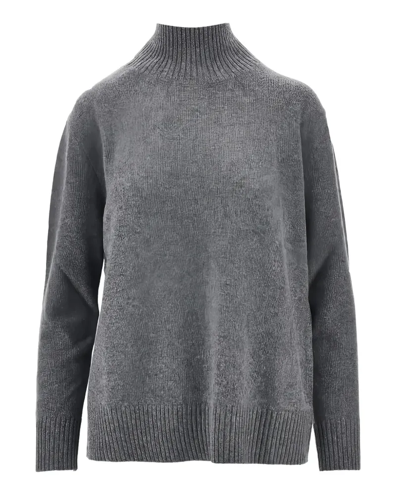 Max Mara high-neck cashmere sweater - Grau Grau