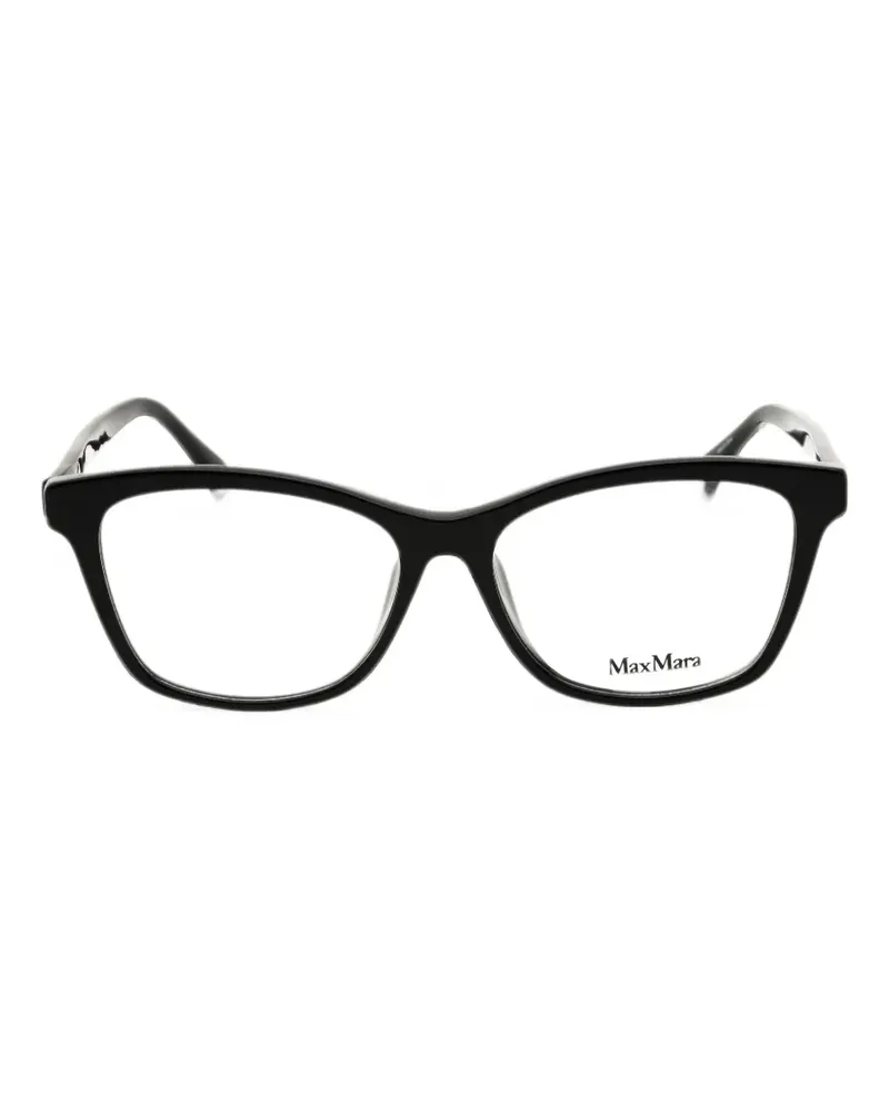 Max Mara rectangle-frame glasses - Schwarz Schwarz