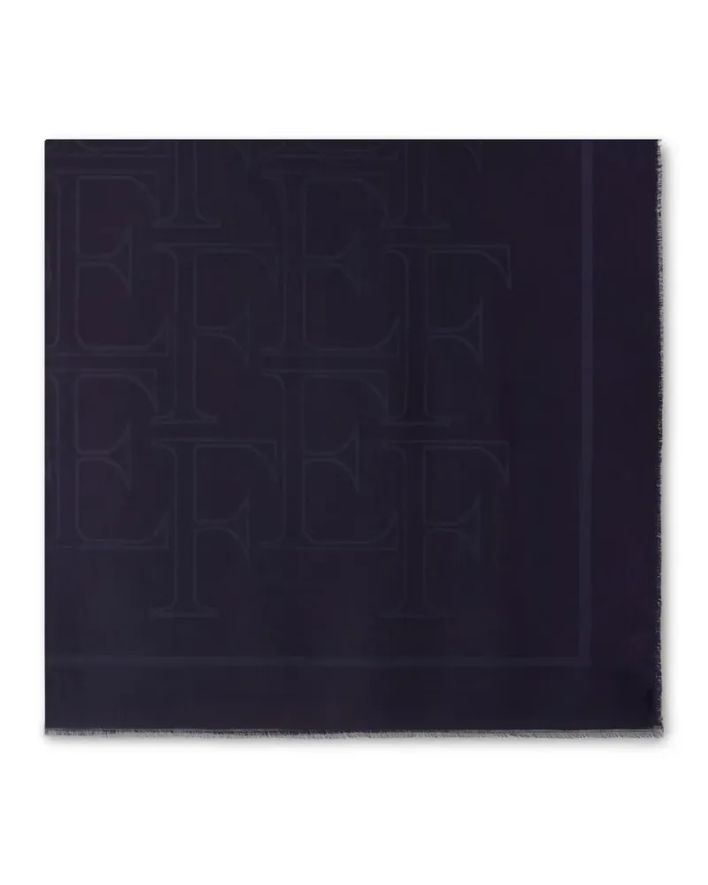 Elisabetta Franchi Schal aus Viskose und Modal - Blau Blau