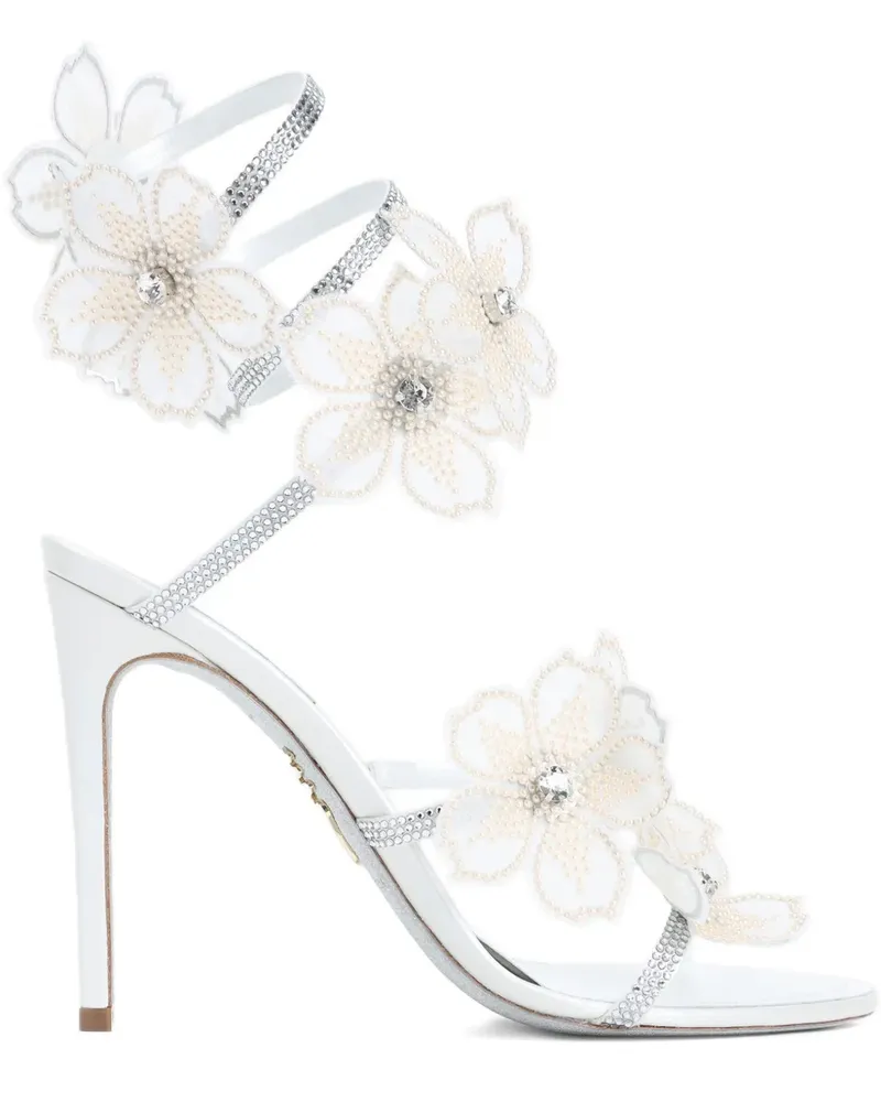 René Caovilla Floriane Sandalen 105mm - Nude Nude