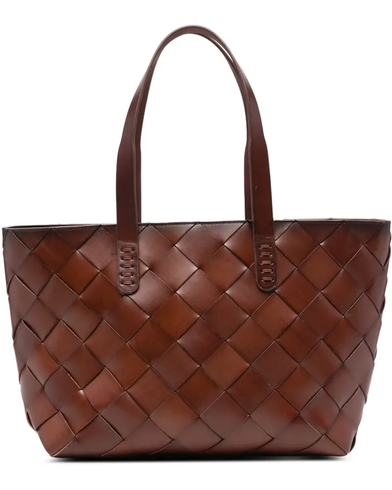 Dragon Diffusion Gewebte Handtasche - Braun Braun