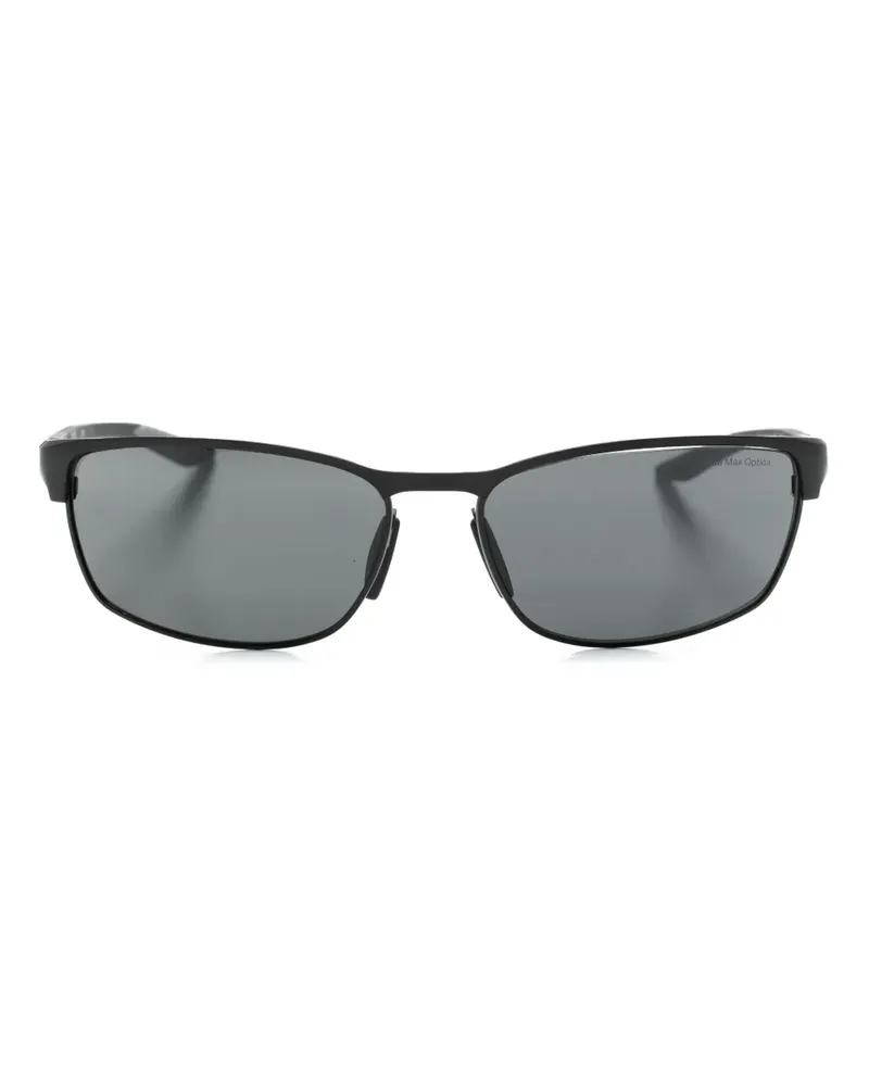Nike Modern Metal Sonnenbrille mit eckigem Gestell - Grau Grau