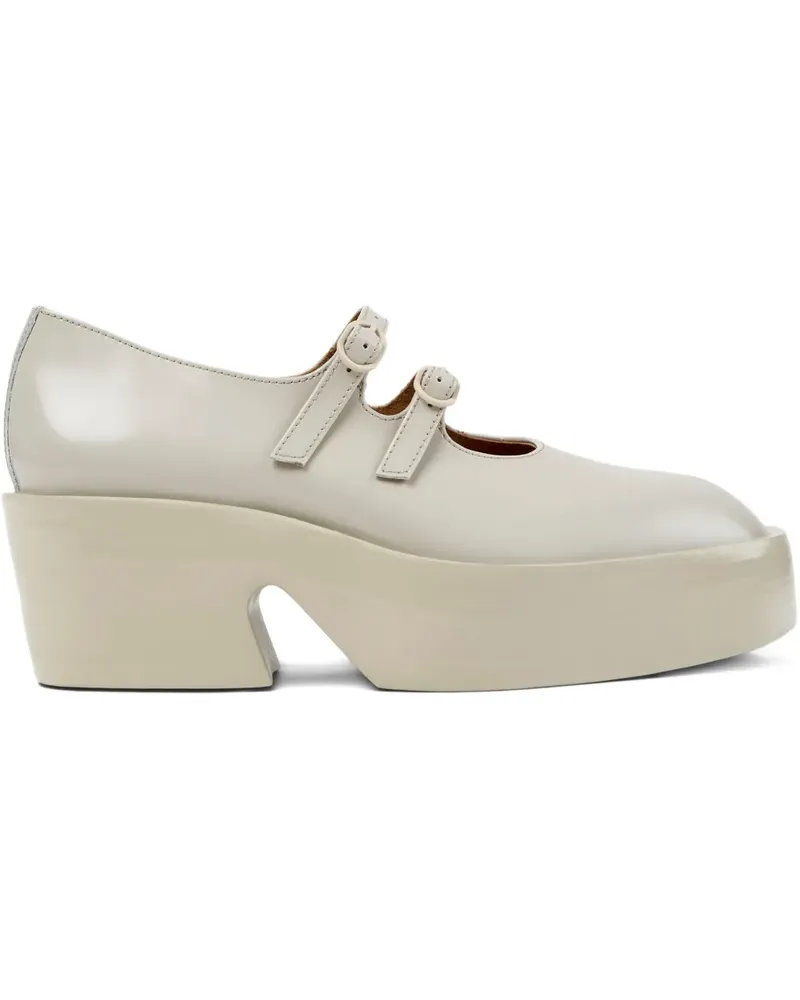 Camper Billie Pumps mit Plateau - Nude Nude