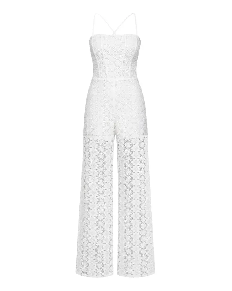 Guess Elle Jumpsuit aus Spitze - Weiß Weiß