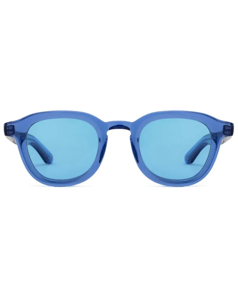 MOSCOT Sonnenbrille mit rundem Gestell - Blau Blau