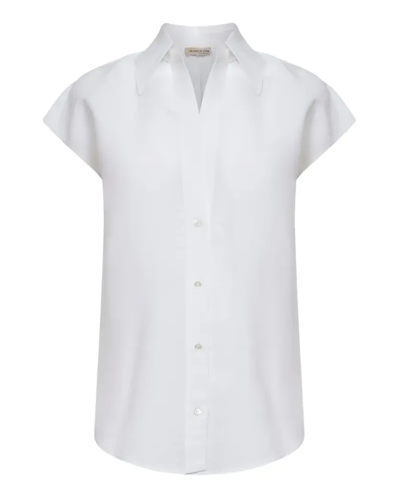 Blanca Kurzärmeliges Hemd - Weiß Weiß