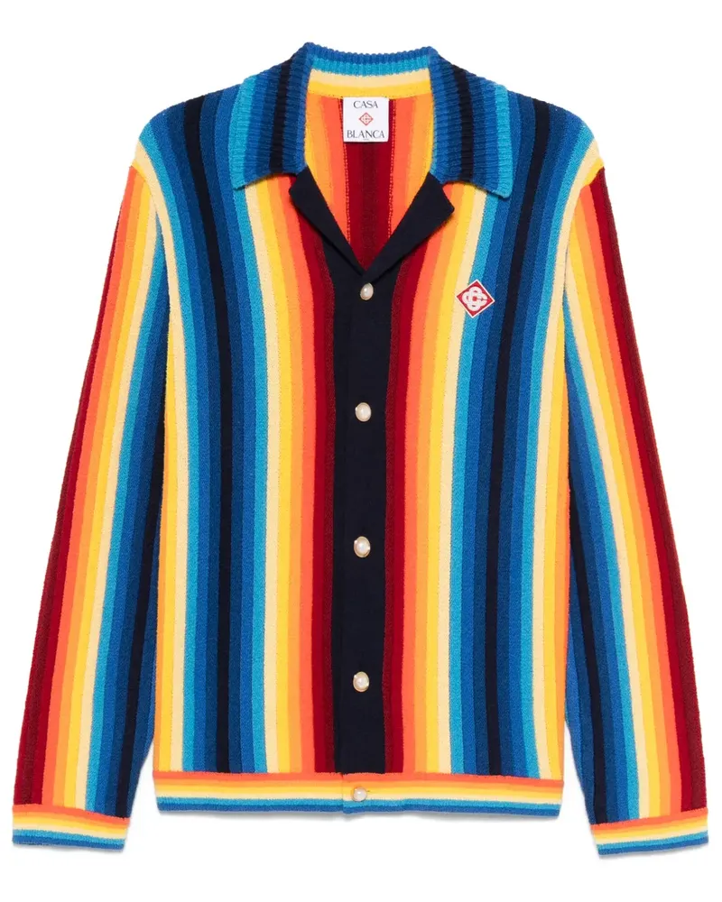 Casablanca Paris Cardigan mit Farbverlauf - Blau Blau