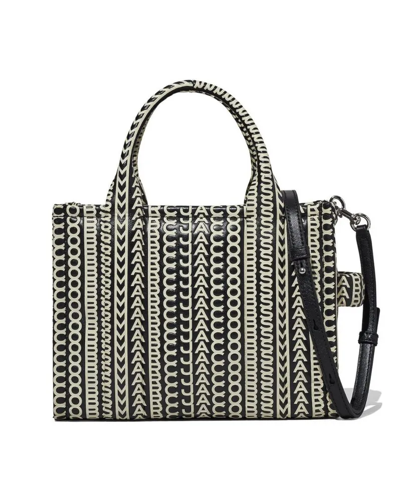 Marc Jacobs Kleine The Monogram Tote Handtasche - Schwarz Schwarz