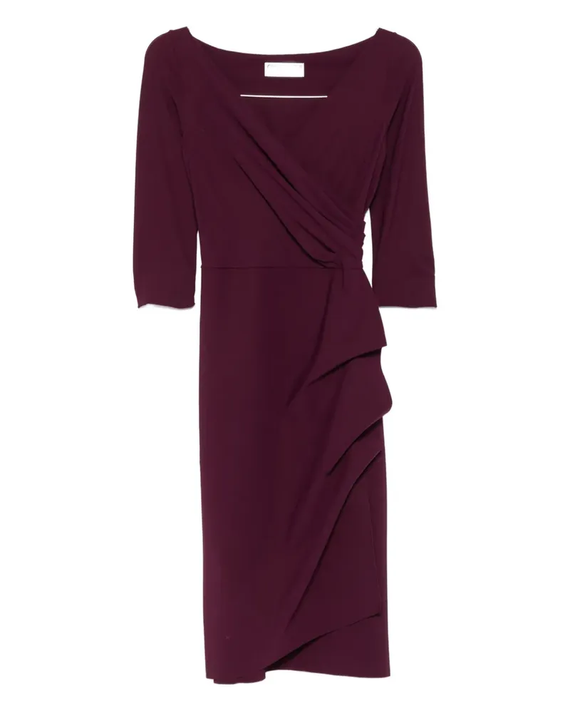 Chiara Boni Florien ruffled wrap dress - Rot Rot