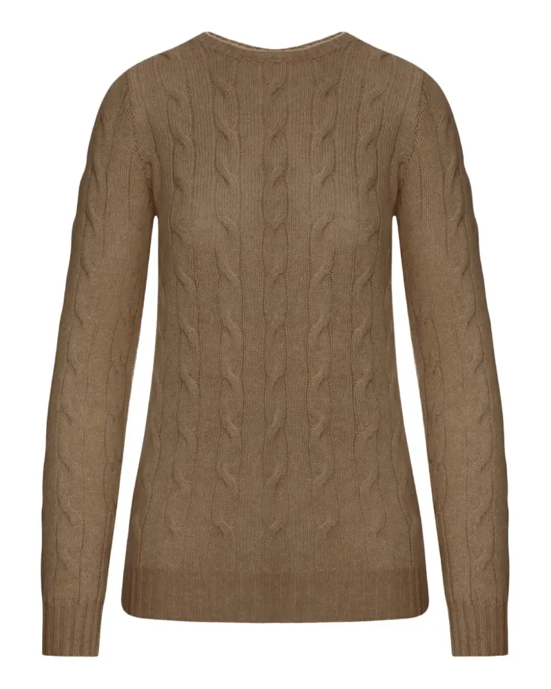 Ralph Lauren cable-knit cashmere sweater - Nude Nude