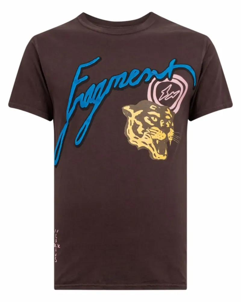 Travis Scott x Fragment Icons T-Shirt - Braun Braun