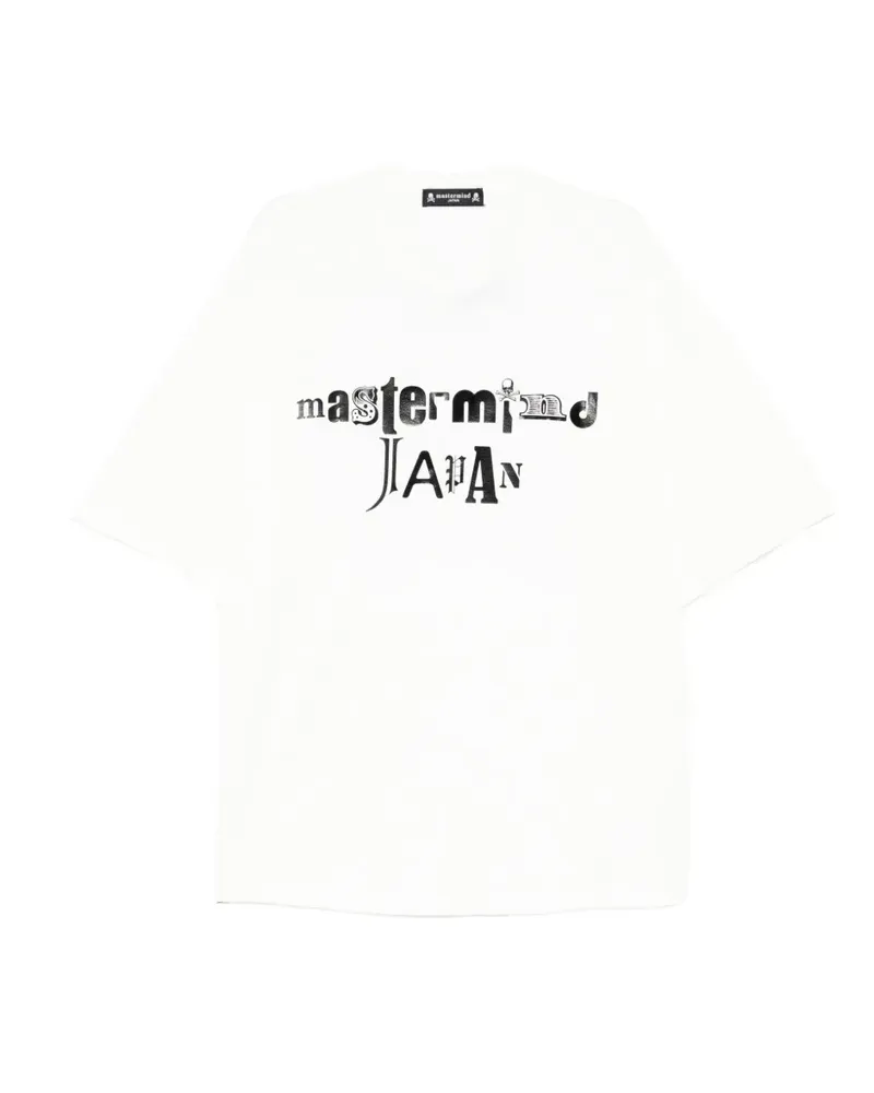 Mastermind Japan T-Shirt mit grafischem Print - Weiß Weiß