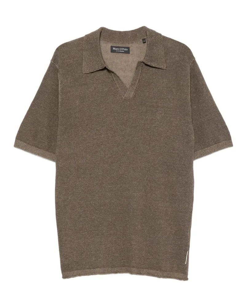 Marc O'Polo short-sleeve knitted T-shirt - Grün Grün