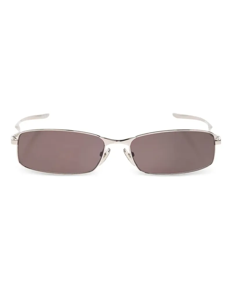 Balenciaga rectangle-frame sunglasses - Silber Silber