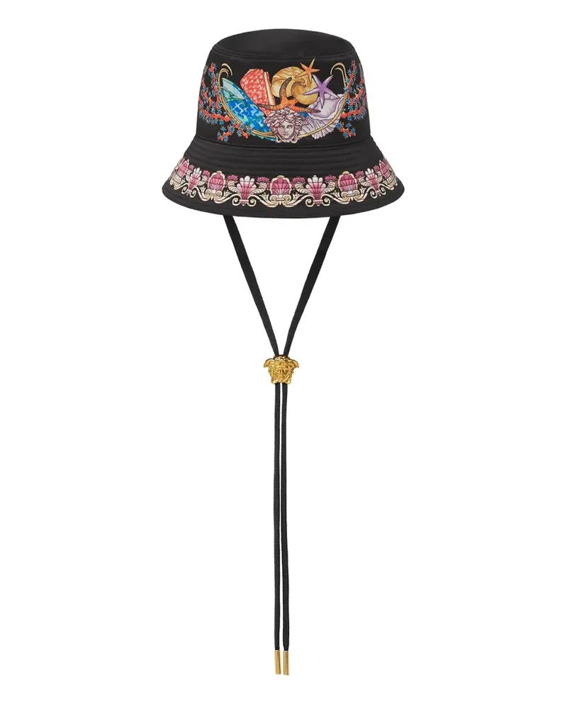 Versace Coral Theatre Fischerhut - Schwarz Schwarz
