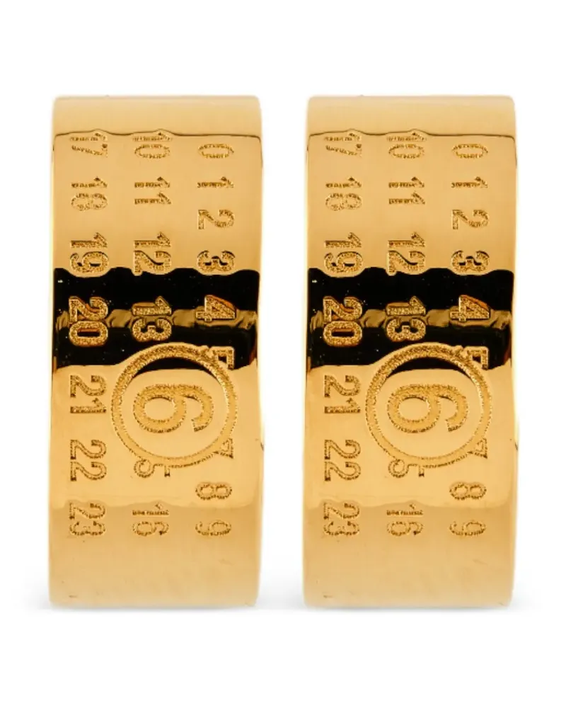 Maison Margiela Offene Creolen - Gold Gold