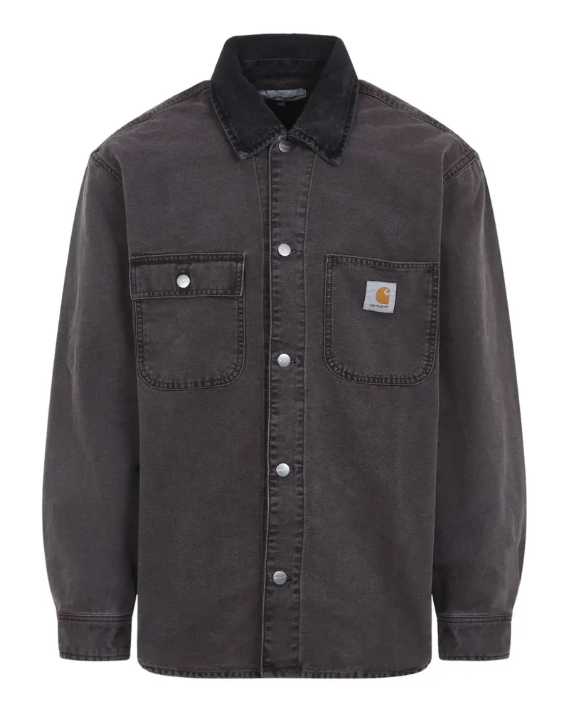 Carhartt WIP Jacke mit Cordkragen - Schwarz Schwarz