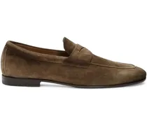 Loafer aus Wildleder - Braun