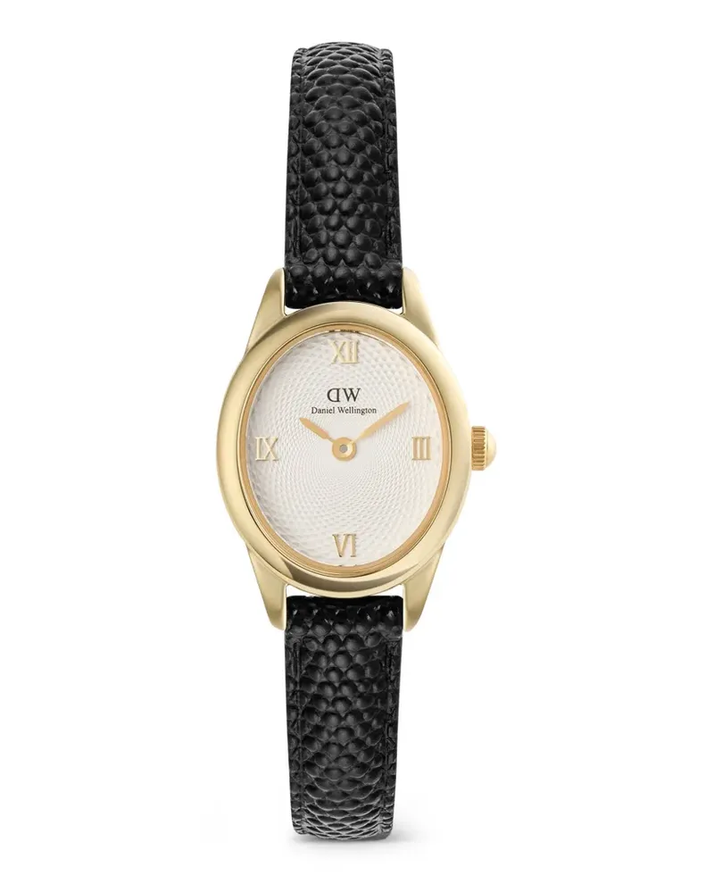 Daniel Wellington Mini Ophelia guillochierte Armbanduhr 22mm - Weiß Weiß
