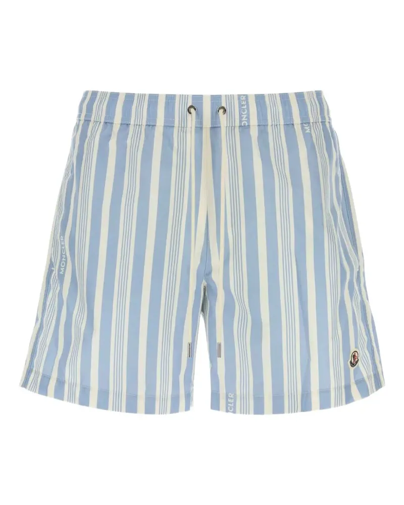 Moncler striped swimming shorts - Blau Blau