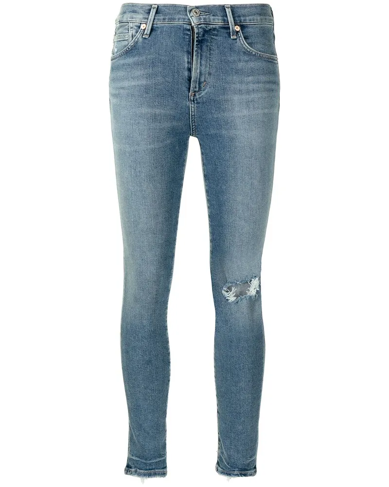 Citizens of humanity Cropped-Skinny-Jeans - Blau Blau
