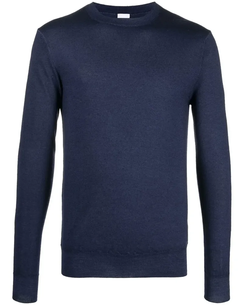 ASPESI Schmaler Pullover aus Feinstrick - Blau Blau