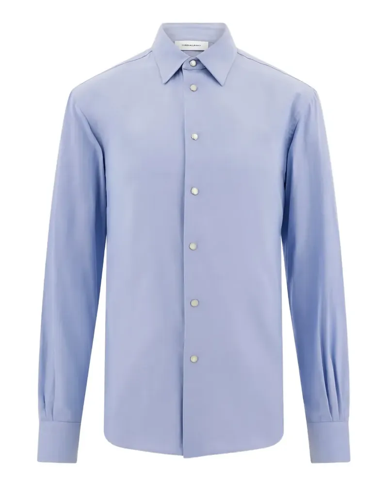 Ferragamo Hemd mit Druckknöpfen - Blau Blau