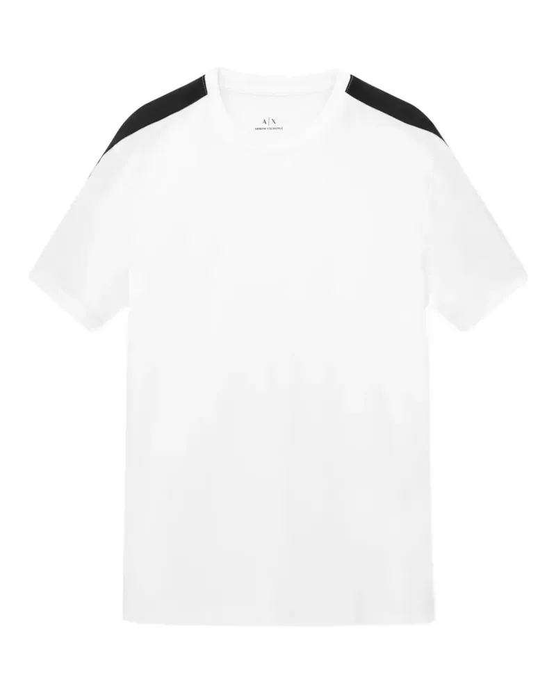Armani Exchange crew-neck short-sleeved T-shirt - Weiß Weiß