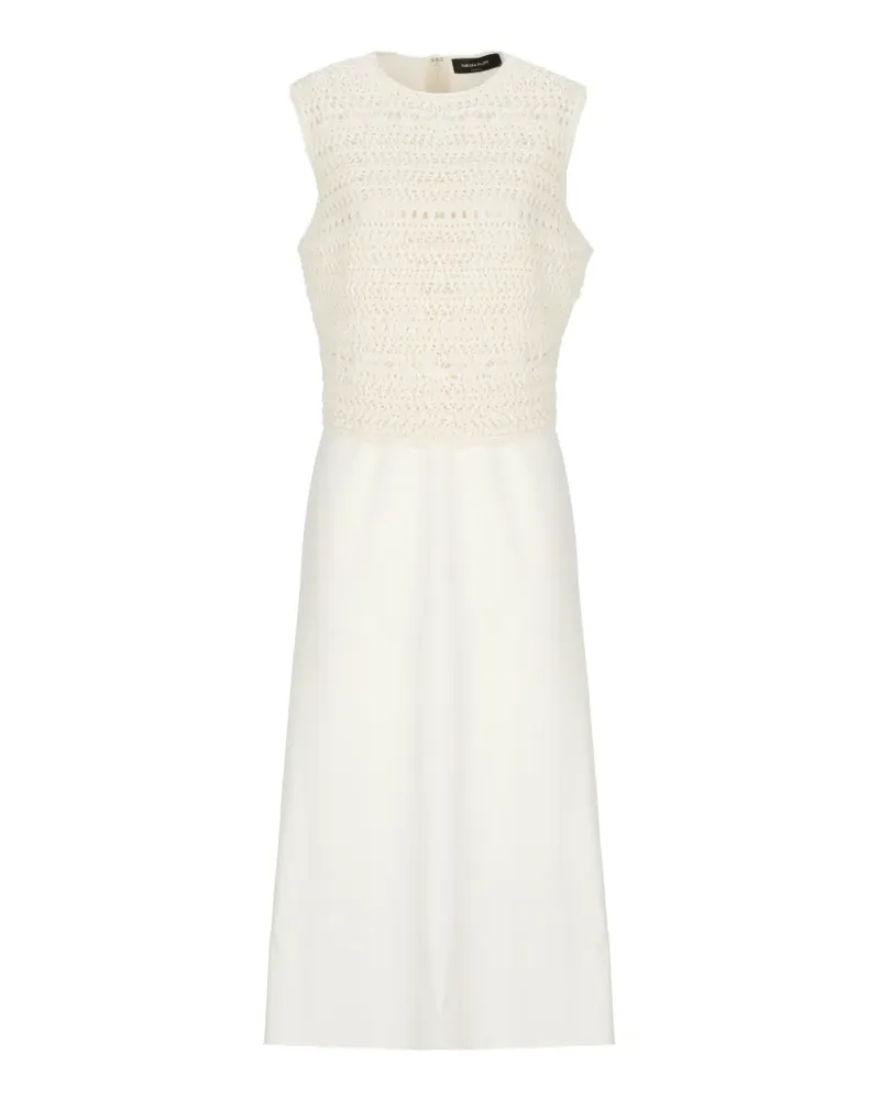 Fabiana Filippi knitted-layer dress - Weiß Weiß
