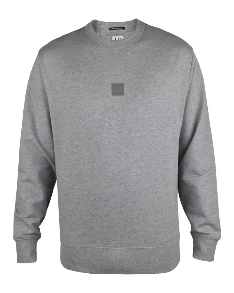 C.P. Company Metropolis Series Sweatshirt mit Logo-Patch - Grau Grau