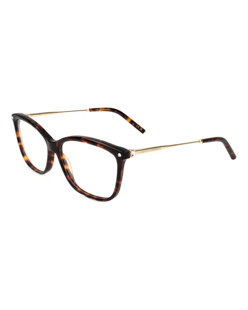 Carolina Herrera New York Brille mit eckigem Gestell - Braun Braun