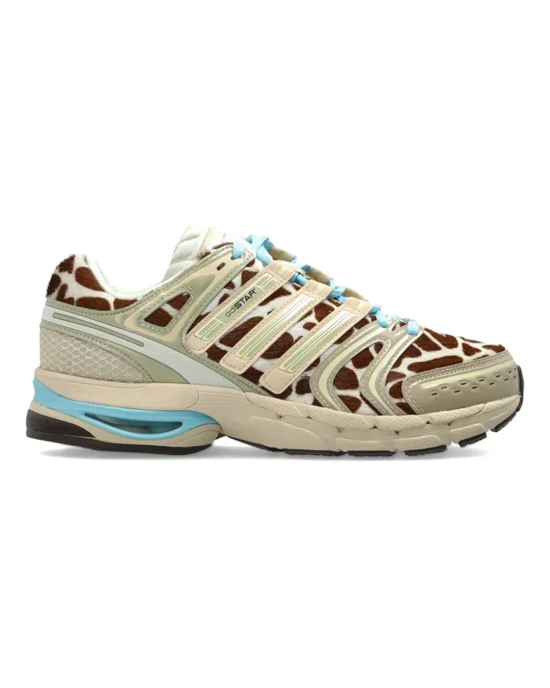 adidas Adistar Control giraffe-print sneakers - Nude Nude