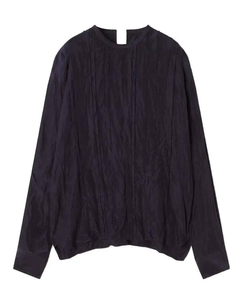 Lanvin T-Shirt mit Ziernaht - Blau Blau