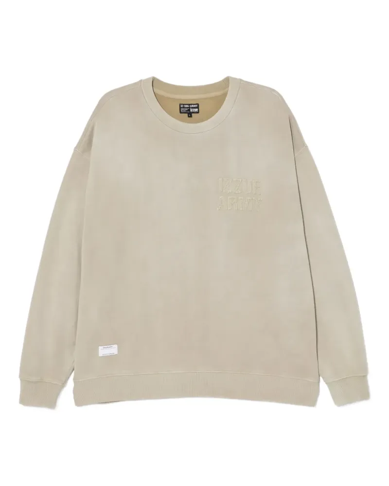 Izzue Sweatshirt mit Logo-Applikation - Nude Nude