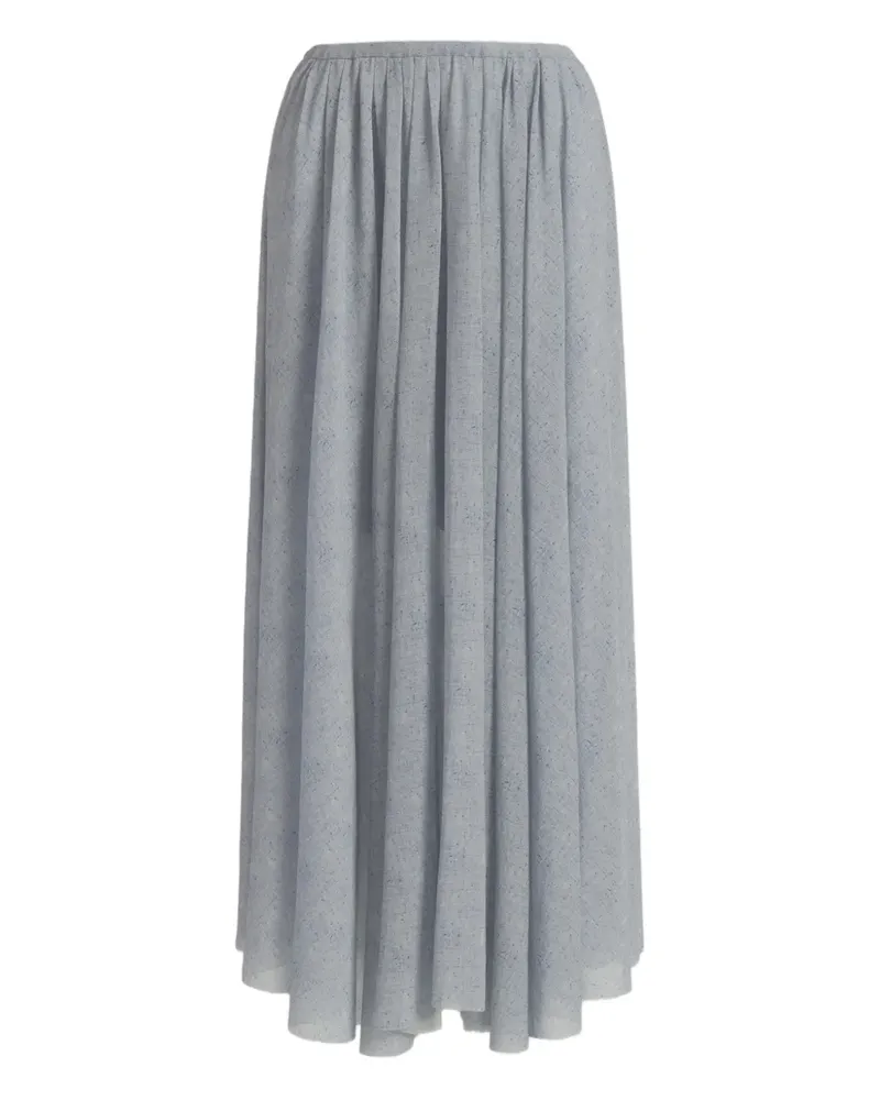 Alberta Ferretti pleated skirt - Blau Blau
