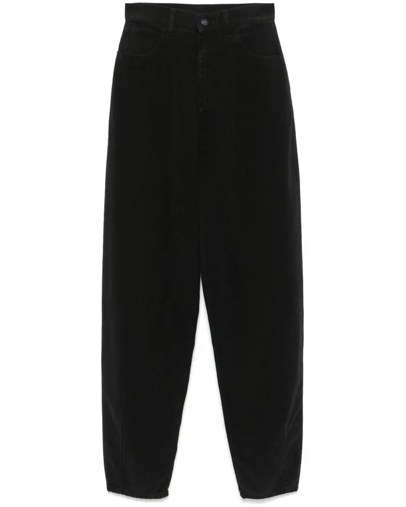Emporio Armani Jeans mit hohem Bund - Schwarz Schwarz