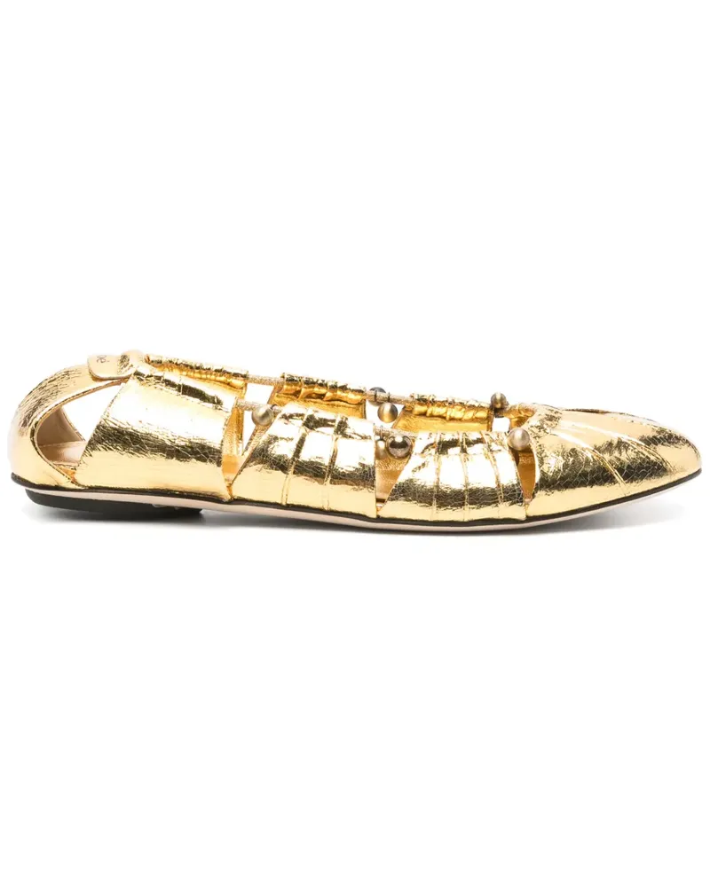 Chloé Luna Ballerinas - Gold Gold